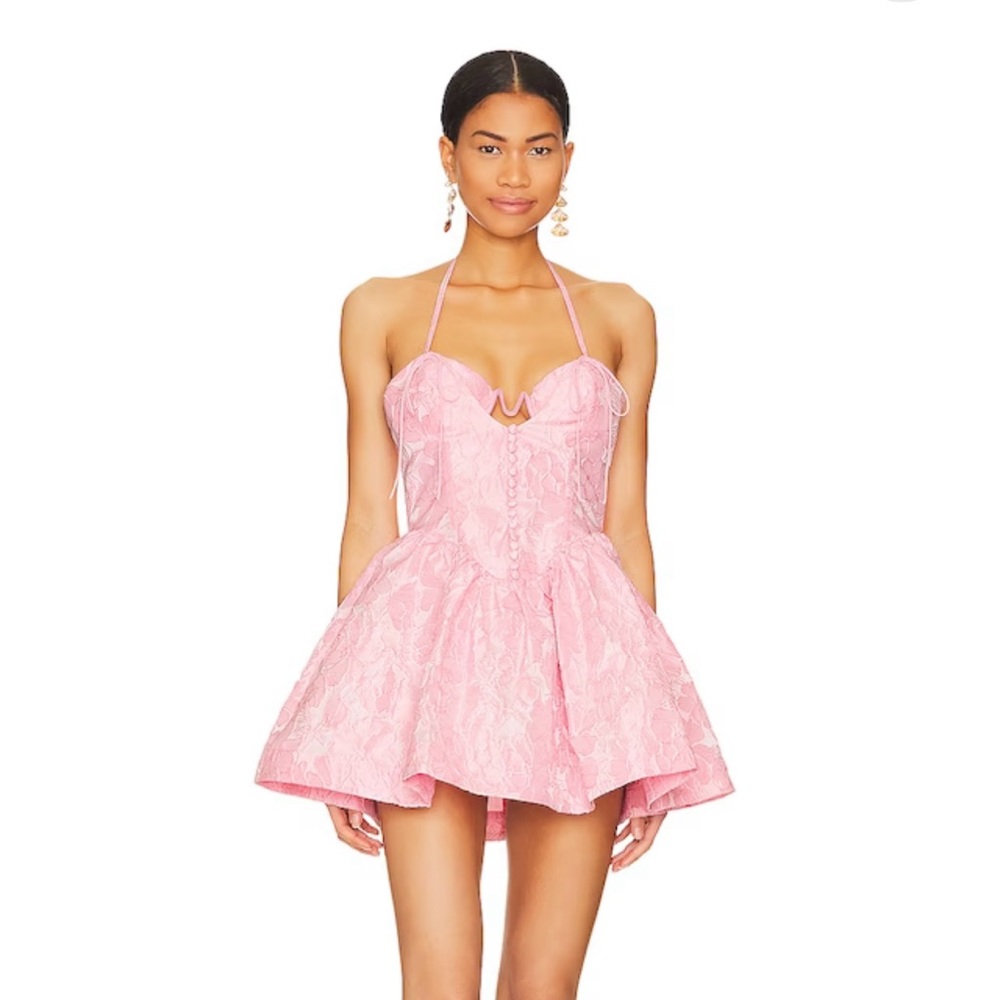 Faith Mini Dress in Pink - For Love & Lemons